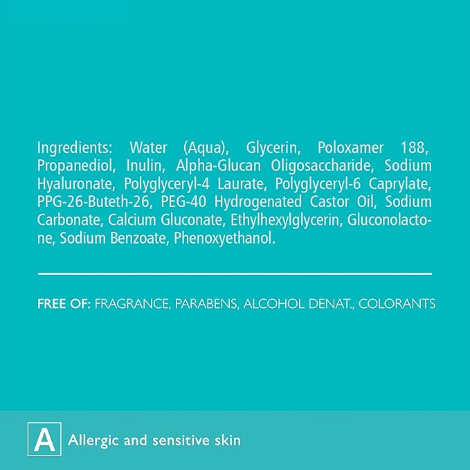 Pharmaceris PREBIO-SENSILIQUE Micellar Prebiotic Dermo-Water for Face & Eyes, Removes Makeup & Impurities, Soothes & Moisturizes Allergic & Sensitive Skin, Safe for Contact Lens Wearers, 6.76 fl oz