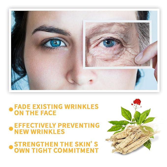 Ginseng & Niacinamide Anti-Wrinkle Facial Essence, 3.4 FL OZ, Moisturizing Serum