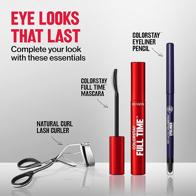 REVLON ColorStay Pencil Waterproof Eyeliner, Smudge-Proof, Eye Makeup with Built-In Sharpener, 211 Cherry, 0.01 oz