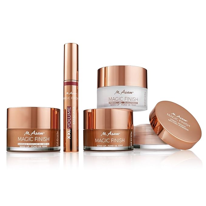 M. Asam Magic Finish Satin Blush Peachy Rose (0.14 Oz) Make-Up Powder for a Fresh & Radiant Look With Hyaluronic Acid & Ultra-Fine Color Pigments for Fuller Looking Cheeks