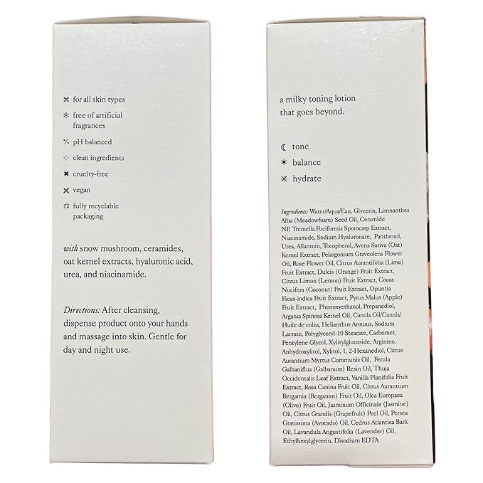 Good Light Moon Glow Milky Toner. Dreamy, Ultra-Light Hydrating Milk Toner for Face. Made with Niacinamide, Ceramides, and AHAs for Glass Skin. Vegan, Fragrance Free Korean Skin Care. 3.38 Fl. Oz.