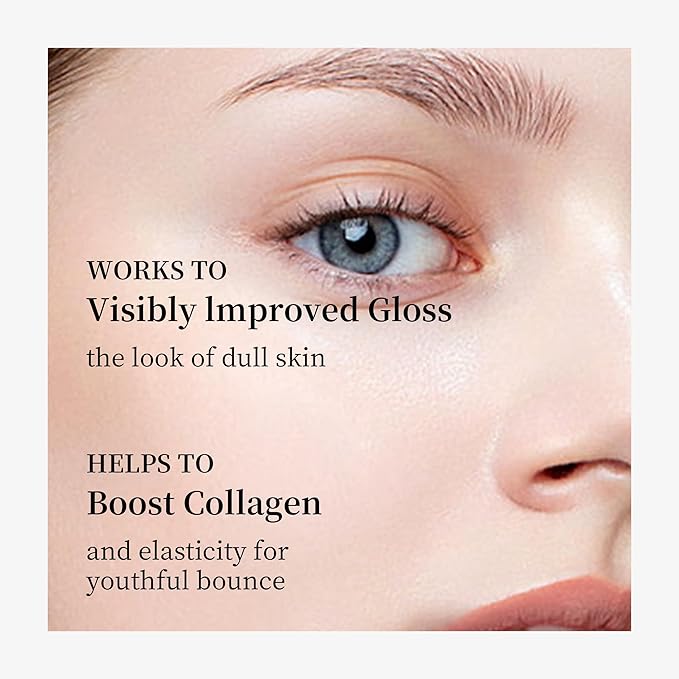Vitamin C Gloss Serum,HONLINK Face Essence - Stabilized Complex with Hyaluronic Acid & Centella Dull Facial Skin,Uneven Tone,Fine Lines,Pores, Dry Skin,TK Popular Skincare,Unique Gift for Women