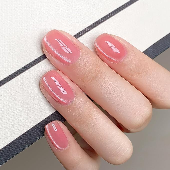 Jelly Pink Silver Cat Eye Gel Nail Polish Set 6 Colors with Magnet for Holographic Glitter Cat Eye, Salon Gel Manicure and Nail Art DIY at Home