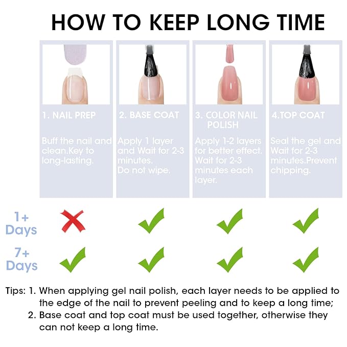 Gellen 4-In-1 Illuminating Nail Concealer Base Coat Polish Milky White, Nail Strengthener Ridge Filler For Nails, Sheer Nail Polish Smooth Strengthen Natural Nails, Quick Air Dry, Hema Free, Non-toxic