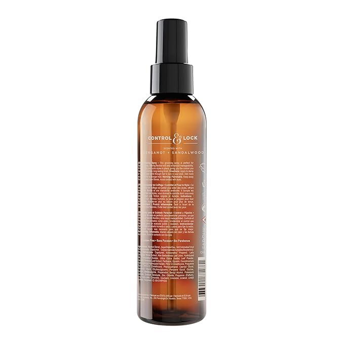 CHI Pour Homme Grooming Spray for Men, Hairspray For Creating Long-Lasting Styles, Made With Aloe Vera & Nettle, Fresh, Woody Scent, 6 oz