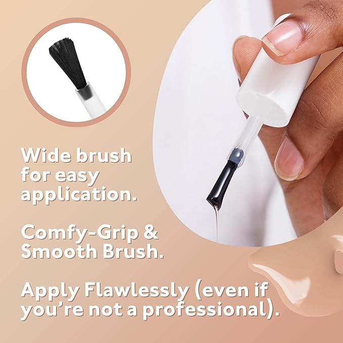 Eternal Nude Nail Polish Set for Women (LIGHT NUDES) - Brown Nail Polish Set for Girls | Lasting & Quick Dry Natural Nail Polish Kit for Home DIY Manicure& Pedicure | Made in USA, 13.5mL (Set of 4)