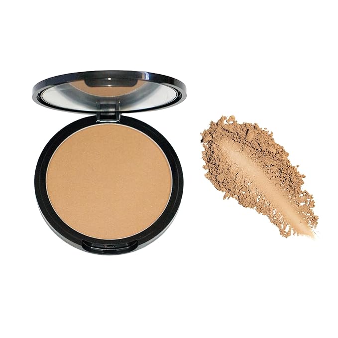 Elizabeth Mott Whatup Beaches Bronzer – Vegan & Cruelty-Free Face Powder for Contouring, Highlighting & Bronzing – Lightweight, Blendable Formula for a Sun-Kissed Glow – Luminous Glow Shade, 10g