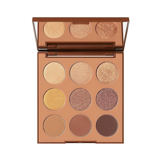 Morphe 9R Bronze Metal Artistry Palette - Brown & Bronze-Toned Makeup Palette with Matte and Shimmer Finishes - Highly Pigmented Eye Makeup with a Blendable & Buildable Formula (0.35 oz)