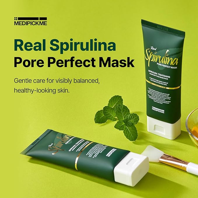 Spirulina Clay Mask – Pore Cleansing Visualizate Mud Mask K Beauty Body Mud 120g
