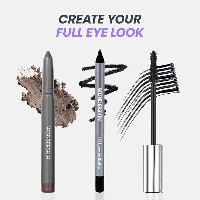 Wonderskin IYKYK Eyeshadow Stick - Longwear Eye Shadow Sticks, Budge-Proof & Waterproof Shimmer Eyeshadow Stick with Built-in Sharpener (Champagne)