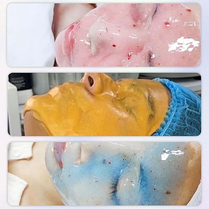YMEYFAN Jelly Mask for Facials Professional, Hyaluronic Acid Peel Off Jelly Face Mask Powder, Deep Hydrating Moisturizing Facial Skin Care, Home Spa Day DIY Skincare for Women and Men (23Fl Oz)