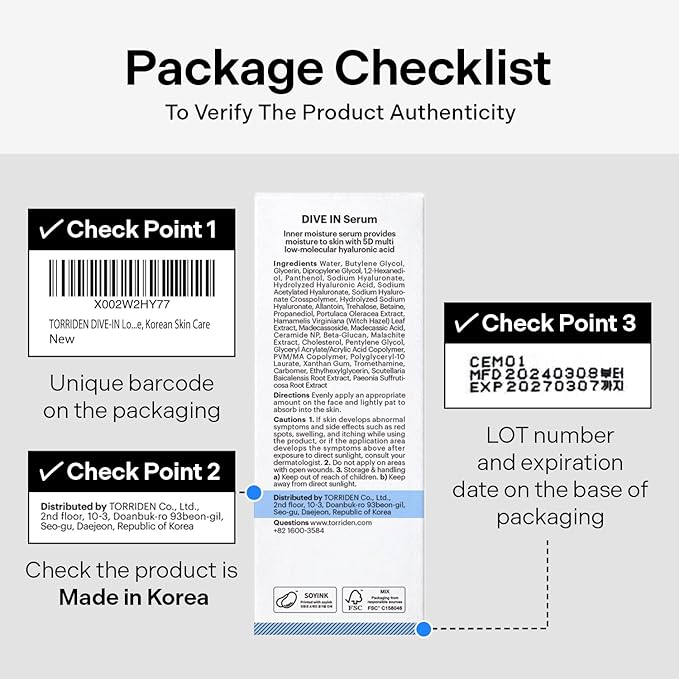 Torriden DIVE IN Hyaluronic Acid Serum 50ml (1.69 fl.oz.) | Deep Hydration to Get Glow Skin | Hyaluronic Acid, Panthenol, Allantoin | Korean Facial Serum