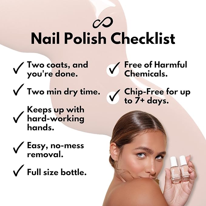 Eternal Nude Nail Polish Set for Women (WILD NUDES) - Brown Nail Polish Set for Girls | Long Lasting & Quick Dry Nail Polish Kit for Home DIY Manicure & Pedicure | Made in USA, 13.5mL (Set of 4)