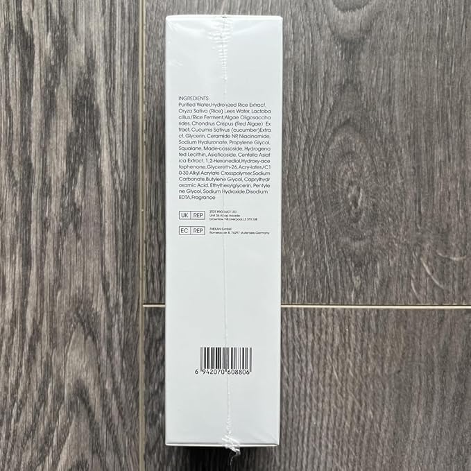 Rice Toner, Natural Rice Ingredient Toner, Contains Ceramide Extract, Reduces Dry Feeling, Dull, Combination Skin, Vegan, Fragrance-Free, Suitable for Many Skin Types 4.05 Fl Oz