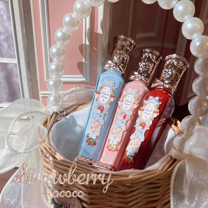 Flower Knows Strawberry Rococo Cloud Lip Cream,Long Lasting Dusty Pink Matte Lipstick,Hydrating Lip Stain,Transfer & Smudge Proof Velvet Liquid Lipstick for Girls&Women,0.12 Fl Oz(S01 Soy Milk Cheese)