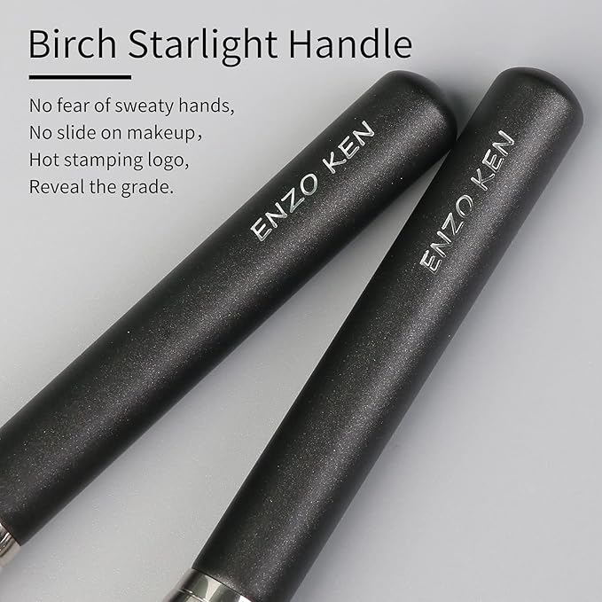 Cream Contour Brush for Cream Makeup, Angled Foundation Brush for Liquid Makeup, Liquid Foundation Brush, Foundation Makeup Brushes - Black, 170B