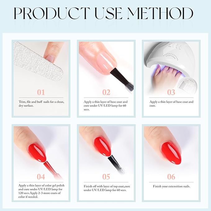 Double Rhythm 15ML Skin Nude Gel Polish Pure Sheer Same Color Same Bottle Soak Off Gel Polish Nail Art Manicure Salon DIY at Home for Women (Nude-A1363)