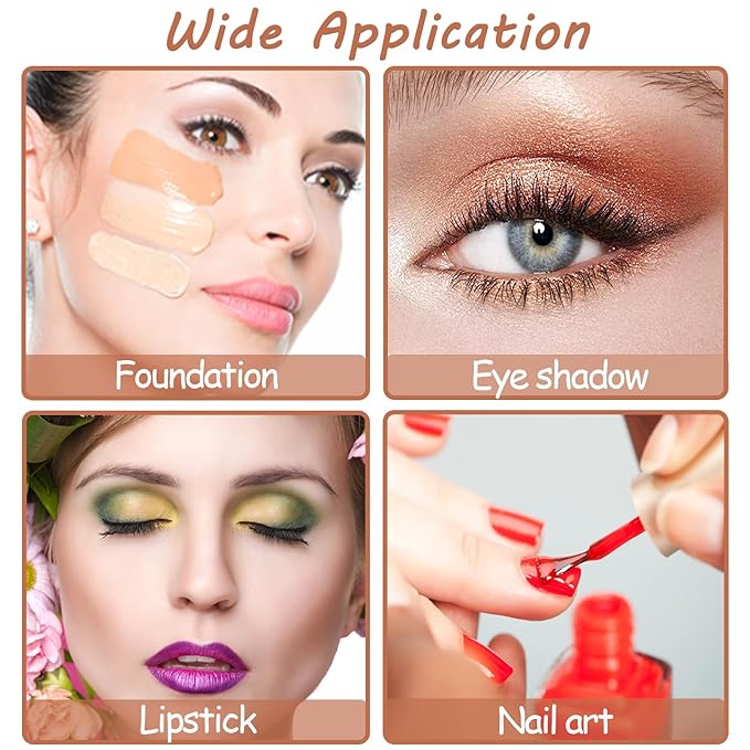 Upgraded Foundation Palette, Makupup Mixing Tray with Spatula for Makeup Artists and Beginners