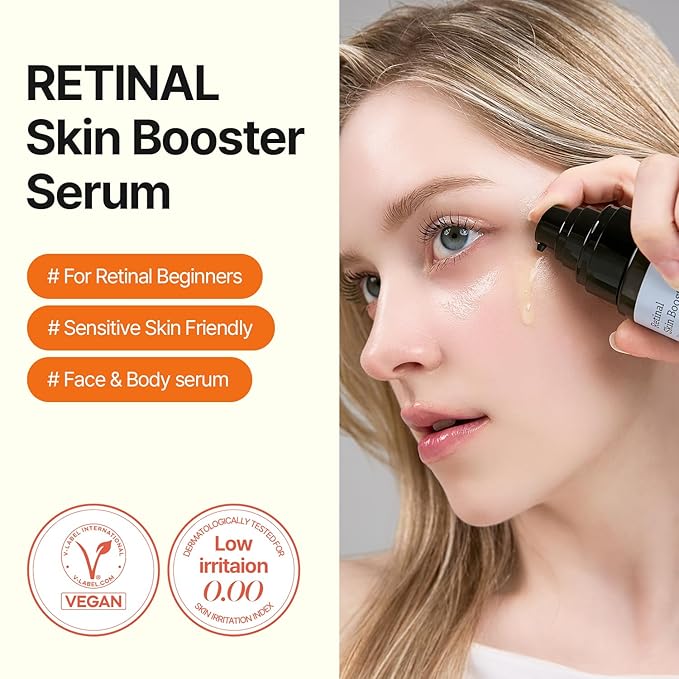 MEDITHERAPY Retinal Skin Booster Serum – Beginner-Friendly, Anti-Aging, Non-Irritating Retinol for Face and Body – Pore Minimizer, Wrinkle Treatment – Korean Skin Care, 5.07 Fl. Oz Large Size