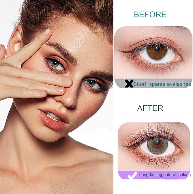 Eyelash Curler - Ergonomic Design for All Eye Shapes, Precision Curl Control, Superior Long- Lasting Curl, Gentle on Lashes, Includes 2PCS Silicone Replacement Pads, Easy to Use (Green)