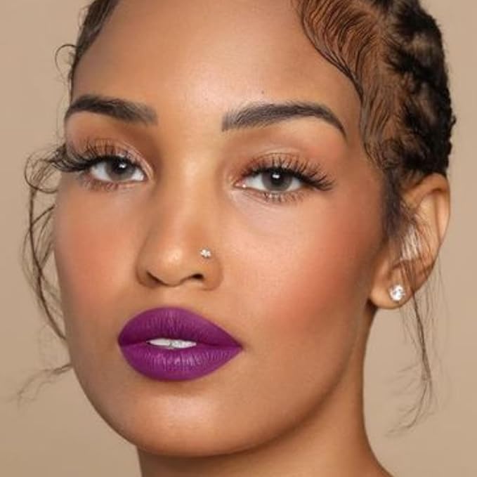 The Lip Bar - Nonstop Liquid Matte Lipstick, Prima Donna (Fuchsia Purple) - High Pigment - One Swipe - Long Lasting - Jojoba Oil & Vitamin E - Vegan & Cruelty Free - Makeup & Cosmetics - .24 fl oz