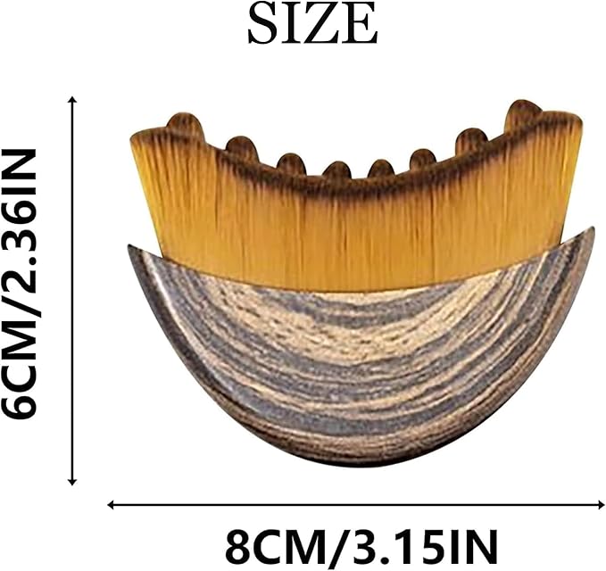 1PCS Lymphatic Contour Face Brush, Designed for The Face Gentle Enough for Daily Use, Lymphatic Contour Brush, Chin & Jawline Sculpting