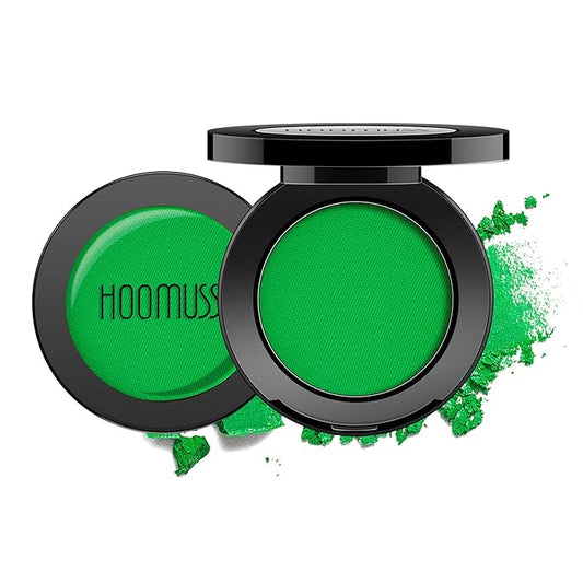 Single Christmas Green Eyeshadow Matte Handmade Pressed Eyeshadow Palette With No Creasing High Pigmented Long Lasting Green Eye Shadow (ChristmasGreen)