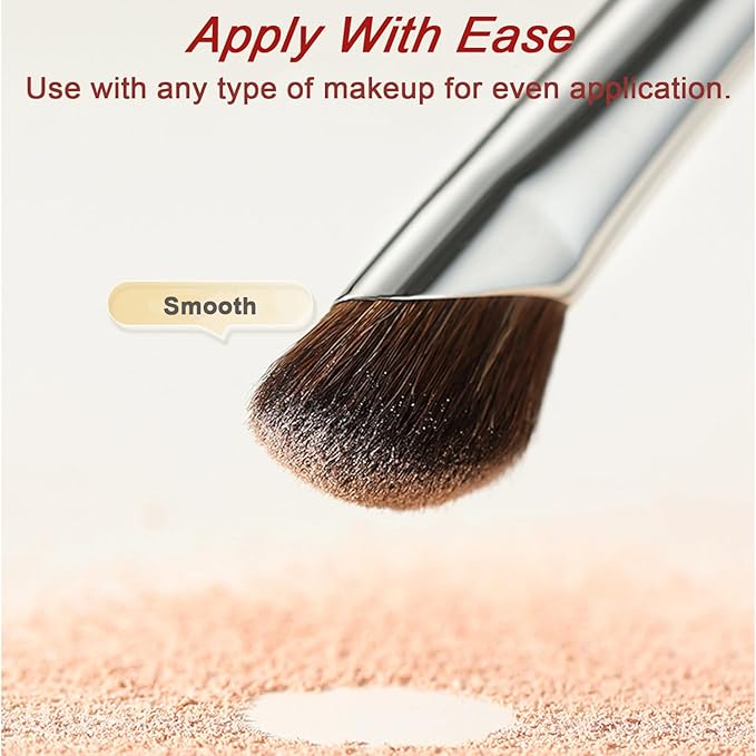 Nose Contour Brush Eyeliner Brush Set 5PCS, Fine Angled Eyeliner Brush Concealer Brush, Ultra Thin Slanted Flat Eyeliner Makeup Brushes, Contour Brushes for Blending Liquid Cream Powder Cosmetics