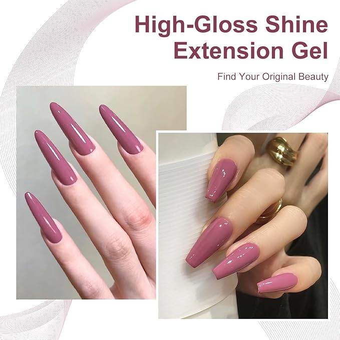 Major Dijit Quick Dry Nail Polish 12ml/0.41fl oz Dark Pink Regular Nail Lacquer Fast Drying & Long Lasting Nail Polish Nail Art Effect for Nail Salon