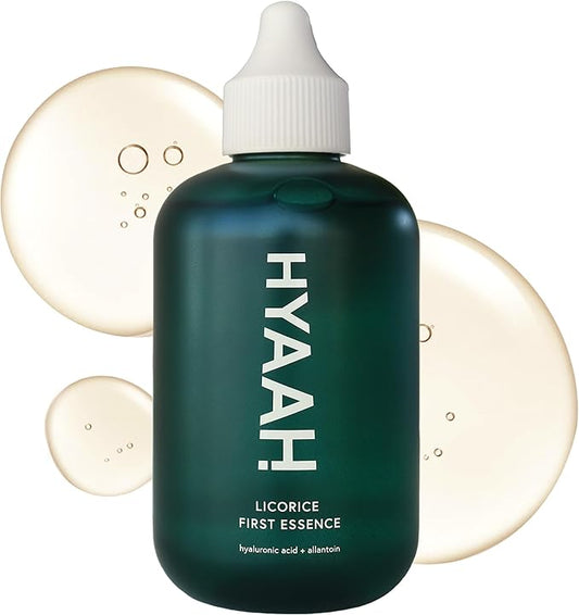 Licorice First Essence - Korean Hydrating Toner - Licorice Extract, Hyaluronic Acid and Allantoin - Soothing for Sensitive Skin - Alcohol Free for Sensitive Skin, 6.76 fl.oz