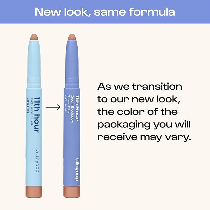 ALLEYOOP 11th Hour Waterproof Cream Eyeshadow Stick – Long-Lasting Eye Shadow Pencil & Eyeliner, Cream to Powder Stick & Highlighter – Smudge-Proof Eyeshadow Matte, Cinnamon Spice Matte