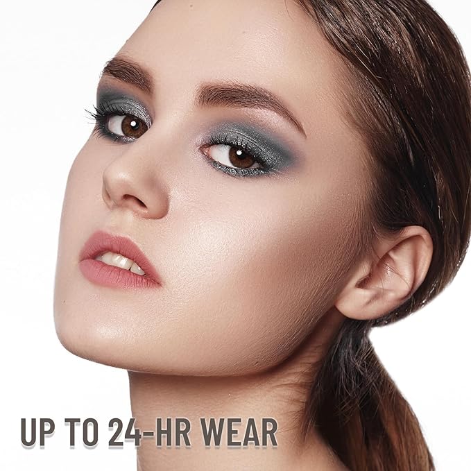 UCANBE Gray Single Eyeshadow Palette, Highly Pigmented Matte Eye Shadow Powder, Professional Long-Lasting Waterproof Makeup Palette