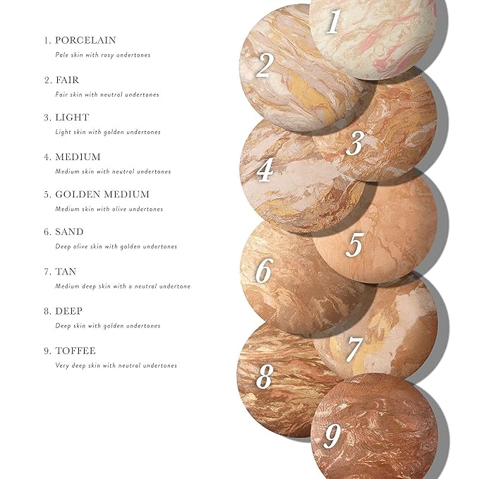 LAURA GELLER NEW YORK Award-Winning Baked Balance-n-Brighten Color Correcting Powder Foundation - Light - Buildable Light to Medium Coverage - Demi-Matte Natural Finish