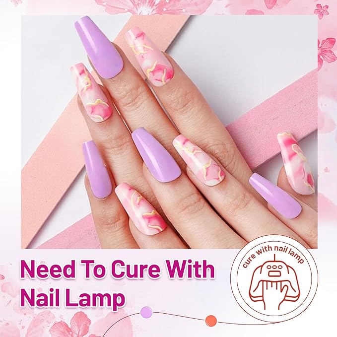 JODSONE 20 Color Vibrant and High Shine Gel Nail Polish Kit with 3 PCS Base Coat and Matte and Glossy Top Coat