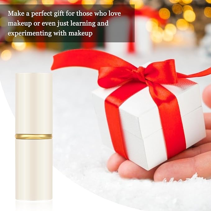 Falliny Retractable Kabuki Makeup Brush, Angled Travel Powder Foundation Blush Brush Makeup Brush for Blush, Sunscreen,Bronzer, Buffing, Concealer,Highlighter, Powder Cosmetics