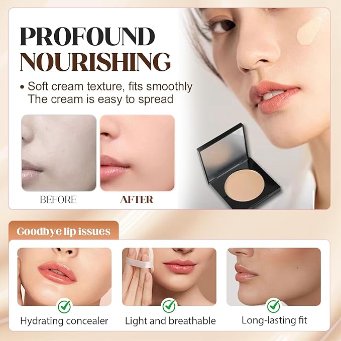 Colored CC Undereye Corrector, Eye Concealer Undereye Color Corrector for Dark Circles, Clay Neutralizing Makeup Under Eye Hydrating Concealer with Brush (Light-Medium & 2 Brushes, Small)