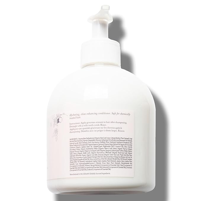 100% PURE Yuzu & Pomelo Glossing Conditioner Revitalizing & Hydrating Nutrient Boost of Kelp Flax Seed Oil & Vitamin E Helps Restore Hair Shine Body & Strength for Women & Men, Vegan - 16 Fl Oz