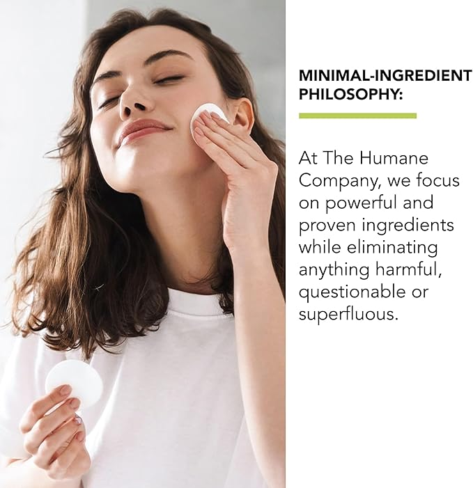 Humane Clarifying Toner for Face - 2% BHA Liquid Salicylic Acid - Pore Minimizer and Face Exfoliator - Gentle for All Skin Types - Removes Excess Oil, Dead Skin Cells, and Grime - 4 Ounce