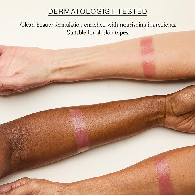 Boomstick Rose Nude ® All-in-One Cream Blush for Cheeks, Eyes & Lips, Long-Wearing, Blendable Makeup Blush Stick for Mature Skin, Cruelty-Free Lip Cheek Tint with Skincare Benefits