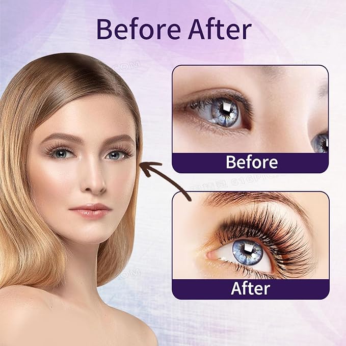 Premium Heated Eyelash Curlers Elevate Your Lash, Rapid Heat-up, USB Rechargeable Electric Eyelash Curler with Sensing Heating Silicone Pad, Heated Lash Curler with Temperature (Purple)