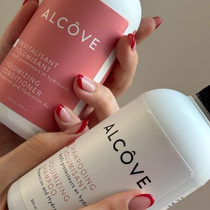 Alcôve - Volumizing Conditioner - Fine and Thin Hair - Lightweight Volume - Anti-frizz - Hydrate - with Argan Oil and Mango Extract - Color-Safe - Sulfate-Free - 10oz