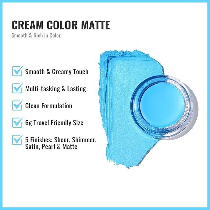 Oulac Matte Eyeshadow 3-in-1 Eyeshadow Eye Primer&Eyeliner Highly Pigmented Waterproof Smudge-proof Long Lasting Wear Smooth&Blendable Formula for Natural Look,Vegan & Cruelty-Free,CM09