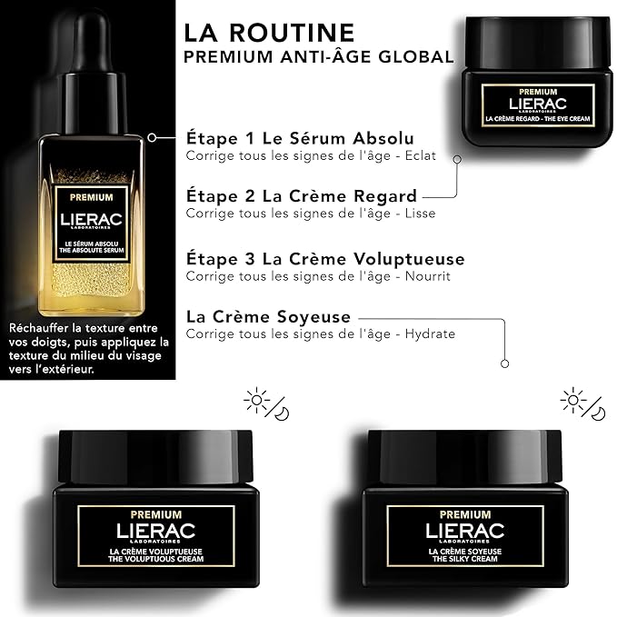 Lierac The Absolute Niacinamide Serum for Face, Fine Lines, Hydrating Face Serum for Woman, Corrects All the Signs of Aging, Firms & Reduces Wrinkles - 30 ml