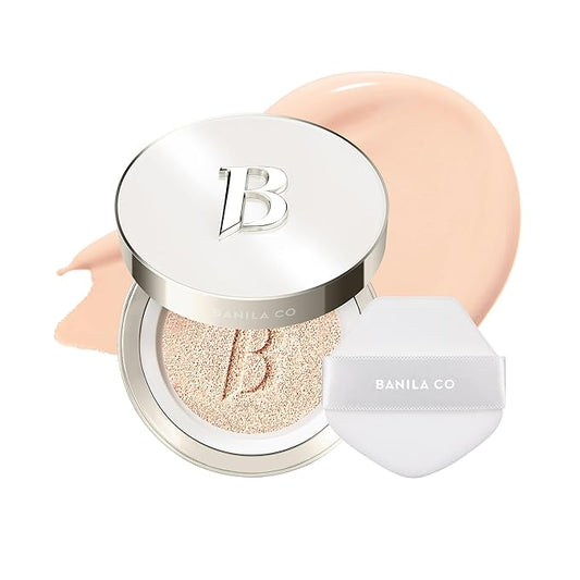 BANILA CO Covericious Ultimate Cover Cushion | Up to 100HR Long-Wear Foundation | 20 Shades for All Skin Tones | Matte & Lightweight Finish | Korean Cushion Foundation (14g / 0.49 oz), 21C ROSE