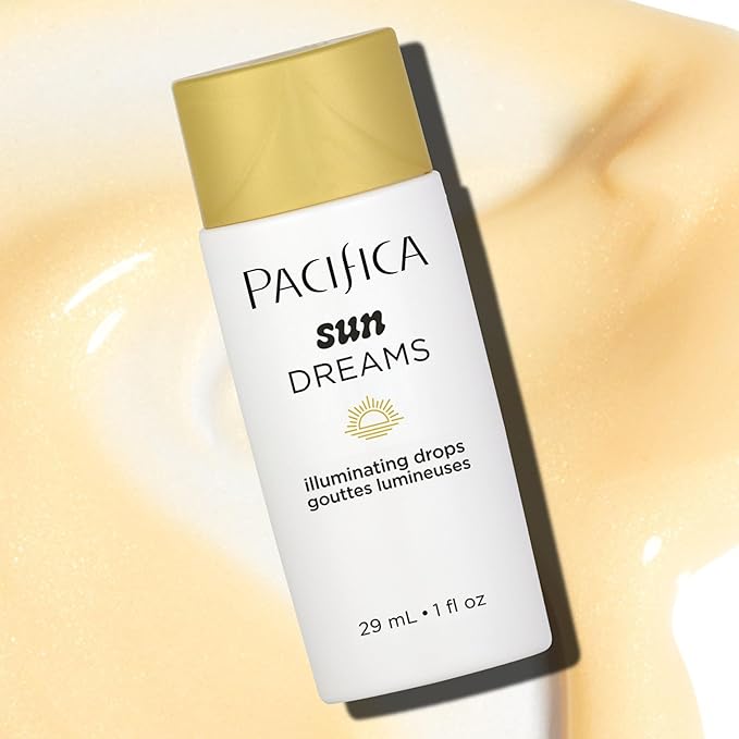 Pacifica Sunset Glow Drops – Face Bronzer - Vitamin C Face Bronzing Makeup for Instant Sun-Kissed Glowing Illuminator & Hydrating Skin Tint | Buildable Highlighter Drops Vegan Dermatologist Tested