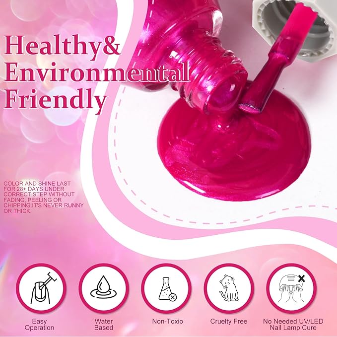 Major Dijit Quick Dry Nail Polish 12ml/0.41fl oz Crimson Regular Nail Lacquer Fast Drying & Long Lasting Nail Polish Nail Art Effect for Nail Salon