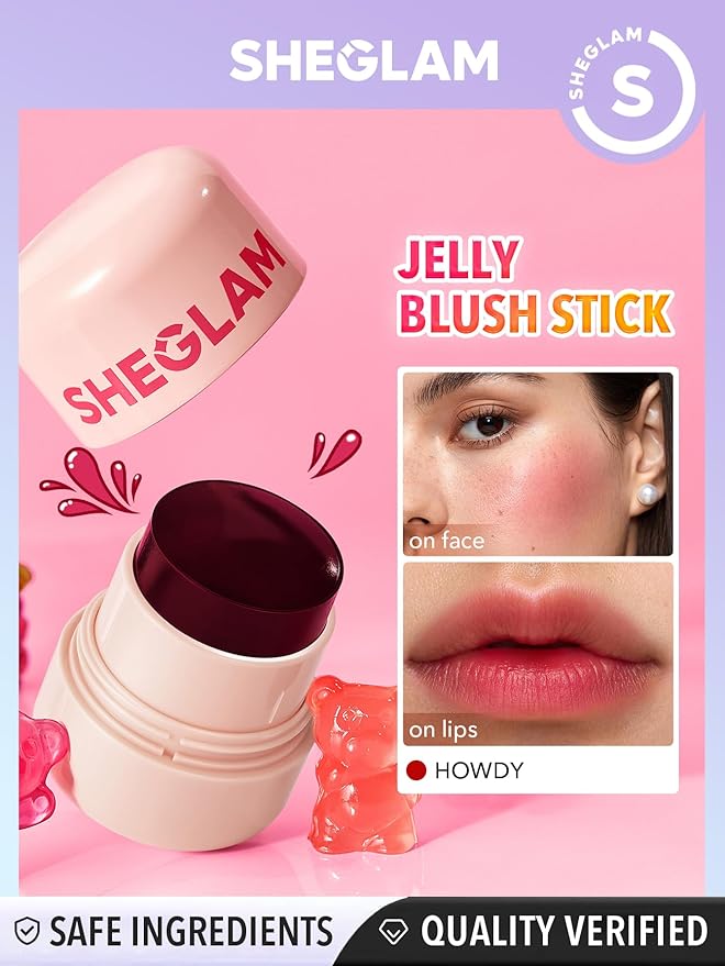 SHEGLAM Jelly-Licious Hydrating Lip & Blush Tint-Howdy