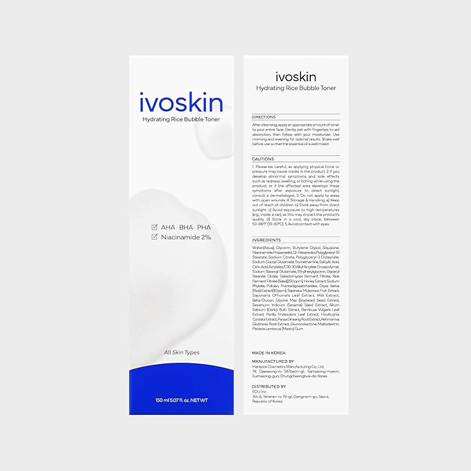Rice Milky Foam Bubble Toner I Trouble Care, Hydrating, Glowing Skin, Sensitive Skin, Calming Skin I with Niacinamide & Rice Extract (5.07fl.oz / 150ml)