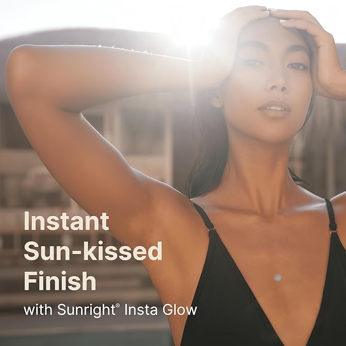 Nu Skin Sunright Insta Glow Self Tanner Gel | 4.2 oz | Summer Tan | Face & Body Bronzer | Beauty & Skin Care | Vitamin E & Avocado Oil & Amino Acids