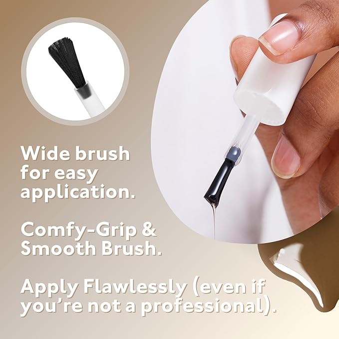 Eternal Brown Nail Polish Set for Women (BEACH WALK) - Beige Nail Polish Set for Girls - Long Lasting & Quick Dry Nail Polish Kit for Home DIY Manicure & Pedicure - Made in USA, 13.5mL (Set of 4)